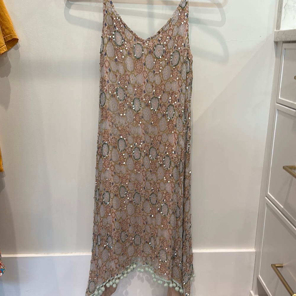 Anthropologie Raga small sequin dress
